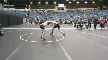 149 lbs 1st Place Match - Zach Dawson, Northeast Oklahoma vs Tate Rusher, Friends University