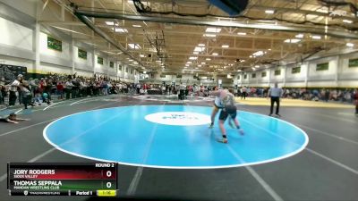 Round 2 - Thomas Seppala, Mandan Wrestling Club vs Jory Rodgers, Sioux Valley