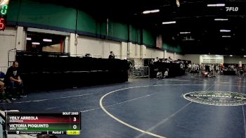 100 lbs Quarterfinal - Victoria Pioquinto, West Forsyth vs Yeily Arreola, Parkwood