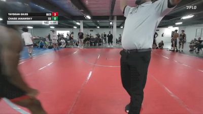 130 lbs Round 4 (6 Team) - Chase Janawsky, East Carolina Elite vs Taysean Giles, Mat Assassins Red