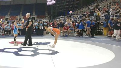 100 lbs Cons. Sub-rd Of 16 - Kylee Tran-Harris, Oklahoma vs Ella Giallombardo, Michigan