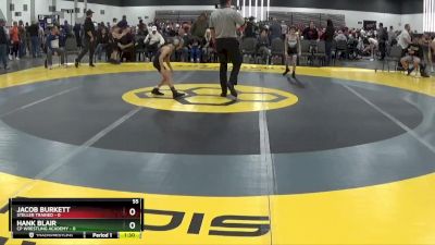 55 lbs Quarterfinals (8 Team) - Jacob Burkett, Steller Trained vs Hank Blair, CP Wrestling Academy