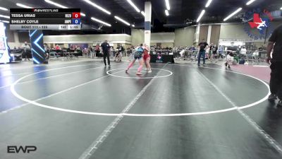 125 lbs Quarterfinal - Tessa Urias, ReZults Wrestling vs Shelby Coyle, Amped Wrestling Club