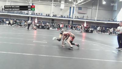 125 lbs Consi Of 16 #1 - Kaedyn Williams, Unrostered - UnAttached vs Sawyer Ostroff, Long Island