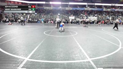 52 lbs Consi Of 8 #2 - Kiptyn Cooper, Purler vs Henry Bearbower, Jesup Mat Club