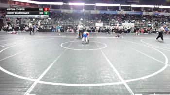 52 lbs Consi Of 8 #2 - Kiptyn Cooper, Purler vs Henry Bearbower, Jesup Mat Club