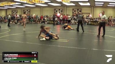 125 lbs Round 1 (6 Team) - Colton Ford, BlueWave 2 vs ALEX PROVINES, Elite Wrestling Black