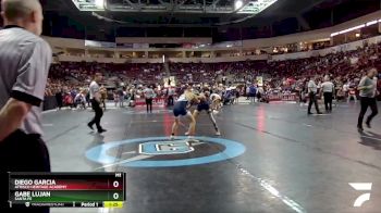 5A 114 lbs Quarterfinal - Diego Garcia, Atrisco Heritage Academy vs Gabe Lujan, Santa Fe
