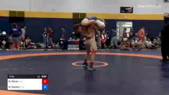 57 kg Consi Of 8 #1 - Deven Perez, Lion Wrestling Club vs Nathan Rankin, River Valley Wrestling Club