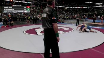 150-2A Champ. Round 1 - Jaden Self, County Line vs Elijah Martin, Dayspring Christian Academy