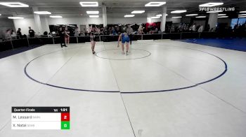 160 lbs Quarterfinal - Mason Lessard, Smittys Barn vs Xavian Natal, Doughboy