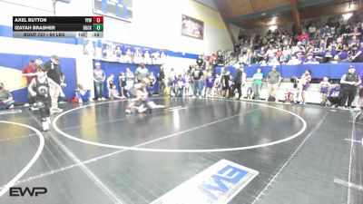 64 lbs Consi Of 4 - Axel Button, Victory Youth Wrestling vs Izayah Brasher, Buck Pride Wrestling