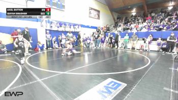 64 lbs Consi Of 4 - Axel Button, Victory Youth Wrestling vs Izayah Brasher, Buck Pride Wrestling