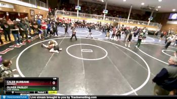 138 lbs Cons. Round 3 - Oliver Paisley, Lake Stevens vs Caleb Burbank, University