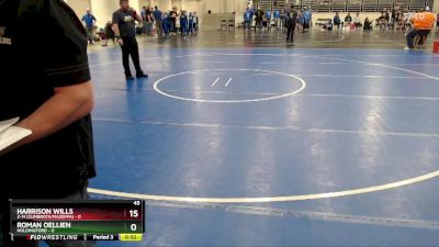 50 lbs Quarterfinals (8 Team) - Wyatt Ebnet, Holdingford vs Upton Klepperich, Z-M (Zumbrota/Mazeppa)