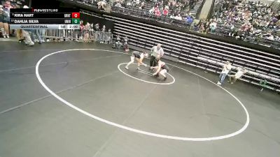 3A 190 lbs Quarterfinal - Kira Hart, Grantsville vs Dahlia Silva, Union