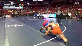 2A-190 lbs 3rd Place Match - Thomas Sexton, Decorah vs Brendan Lamfers, Sioux Center