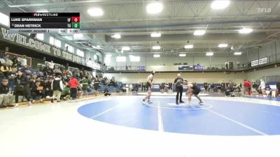 197 lbs Champ. Round 1 - Dean Hetrick, Tiffin vs Luke Sparkman, Findlay