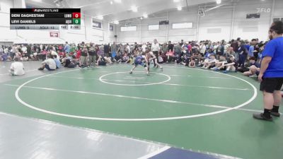114 lbs 7th Place - Deni Daghestani, Lumberyard Wrestling-HS vs Levi Daniels, Aquinas-HS