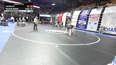 190 Class 4 lbs Quarterfinal - Deacon Moran, Ft. Zumwalt North vs Sutton Ivy, Kirkwood