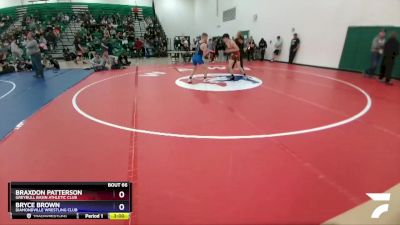 138 lbs Cons. Round 1 - Braxdon Patterson, Greybull Basin Athletic Club vs Bryce Brown, Diamondville Wrestling Club