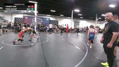 56 lbs 5th Place Match - Robert Adie, Precision Wrestling Club vs Reed Savage, All I See Is Gold Academy