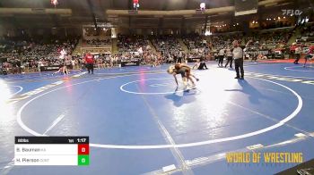 80 lbs Round Of 64 - Bradley Bauman, Kodiak Attack vs Hunter Pierson, Contender Wrestling Academy