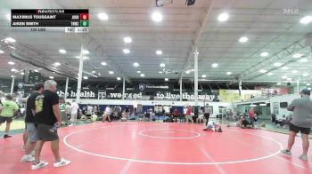 122 lbs Rr Rnd 3 - Maximus Toussaint, Journeymen Wrestling Red - HSC vs Aiken Smith, Team Nauman DC United - HSC