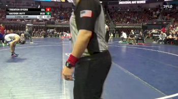 3A-144 lbs Cons. Semi - Trenton Byers, Council Bluffs Abraham Lincoln vs Hayden Hutt, Waukee Northwest