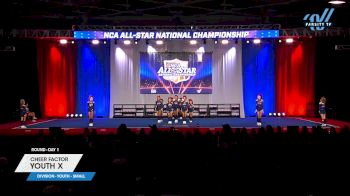 Cheer Factor - Youth X [2025 L4 Youth - Small Day 1] 2025 NCA All-Star National Championship