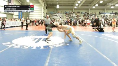 170 lbs Round Of 128 - Alexander McKay, FL vs Landon Shaw, TN
