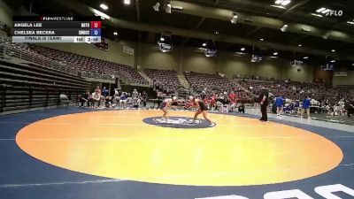 110 lbs Finals (8 Team) - Chelsea Becera, Southwestern Oregon CC vs Angela Lee, Northern Oklahoma College- Tonkawa
