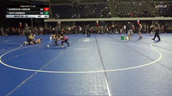 75 lbs Semifinal - Jack Gorman, SJO Spartan YWC vs Harrison Larson, Thorn Wrestling