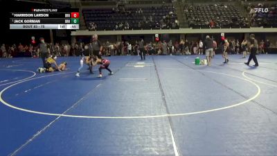 75 lbs Semifinal - Jack Gorman, SJO Spartan YWC vs Harrison Larson, Thorn Wrestling