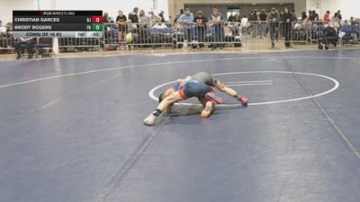 70 lbs Consi Of 16 #2 - Christian Garces, NJ vs Brody Rogers, PA
