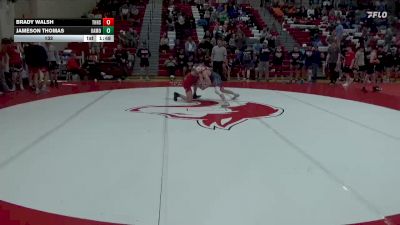 132 lbs Round 2 (4 Team) - Brady Walsh, Thompson HS vs JAMESON THOMAS, Oak Mountain