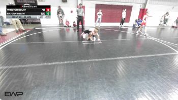 58 lbs Quarterfinal - Winston Bolay, Perry Wrestling Academy vs Kayden Heath, Blackwell Wrestling Club