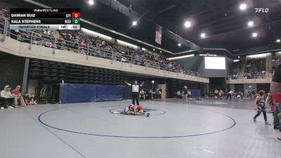 66 lbs Quarterfinal - Damian Ruiz, Jefferson vs Kala Stephens, Media