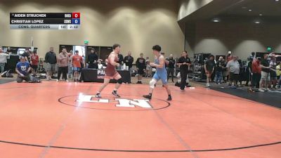 190 lbs Cons. Quarters - Aiden Struchen, Bad Karma vs Christian Lopez, South Side Wrestling Club