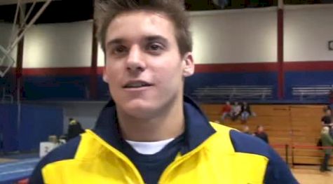 US National Team Member Sam Mikulak after his first College Meet