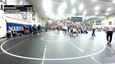 175 lbs Semifinal - Efosa Osayande, Peninsula vs Peter Schwab, Loyola HS