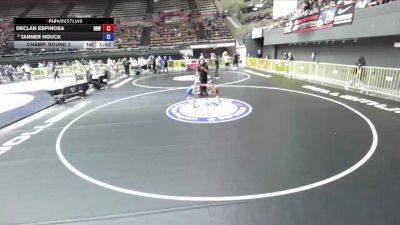 53 lbs Champ. Round 2 - Declan Espinosa, Rough House Wrestling vs Tanner Houck