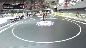 53 lbs Champ. Round 2 - Declan Espinosa, Rough House Wrestling vs Tanner Houck