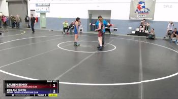 112 lbs Cons. Round 1 - Lauren Esmay, Baranof Bruins Wrestling Club vs Keilani Smith, Bethel Freestyle Wrestling Club