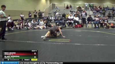 85 lbs Round 2 (4 Team) - Nico Adamo, Rochester vs Blake Werkema, Grandville