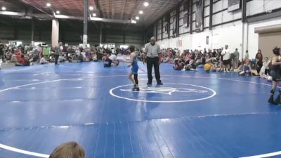 65 lbs Round 3 (6 Team) - Tanner Brumfield, STAUNTON REAPER vs Jude Navarro, GREAT NECK WRESTLING CLUB GREEN