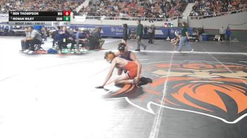 108-D1 5th Place Match - Ben Thompson, Westwood High School vs Ronan Riley, Chandler High School