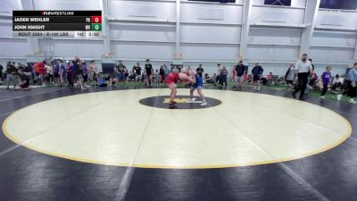 E-160 lbs Semifinal - Jaden Wehler, PA vs John Knight, WV