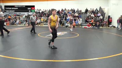 105 lbs Cons. Round 2 - Tytus Steapp, Big Game Wrestling Club vs Ike Brady, Ed-Co