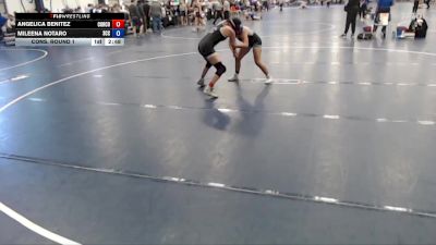 110 lbs Cons. Round 1 - Angelica Benitez, Cornell College vs Mileena Notaro, Southeast CC